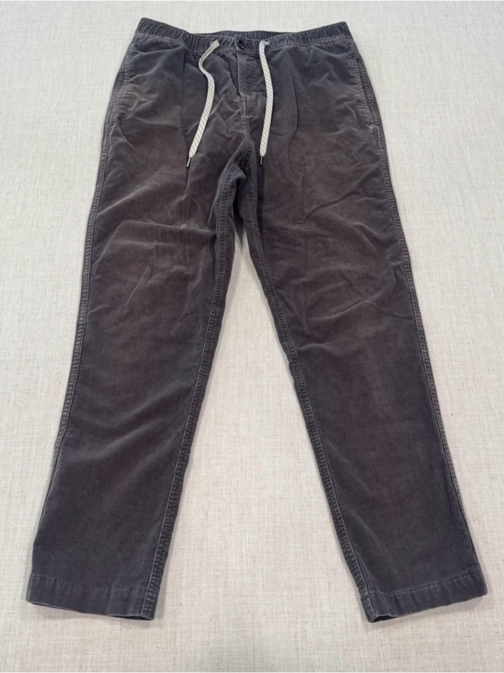 Vuori Men's Charcoal Corduroy Jogger Pants